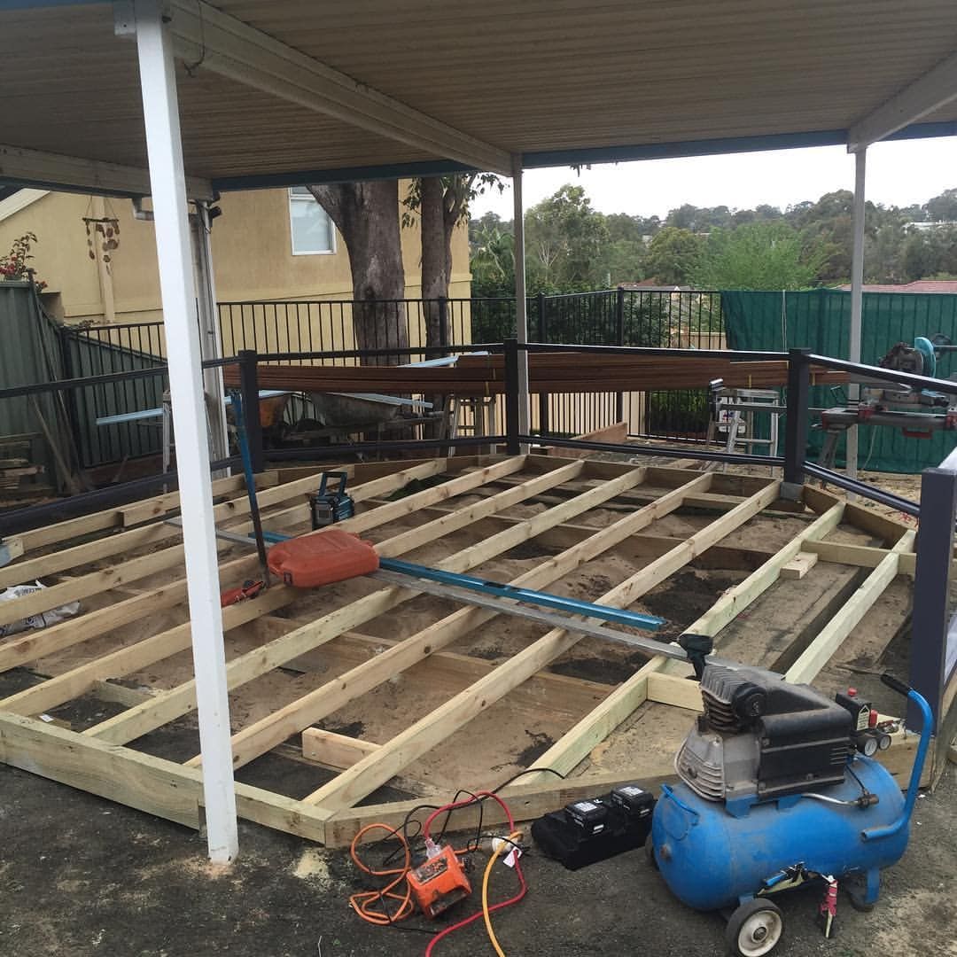 Deck Frame — D-Scapes Landscaping Services Pty Ltd in Forster, NSW