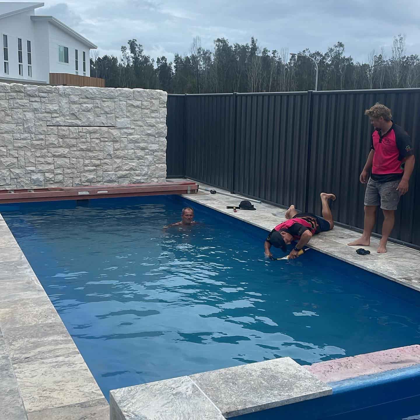 Repairing Pool — D-Scapes Landscaping Services Pty Ltd in Forster, NSW