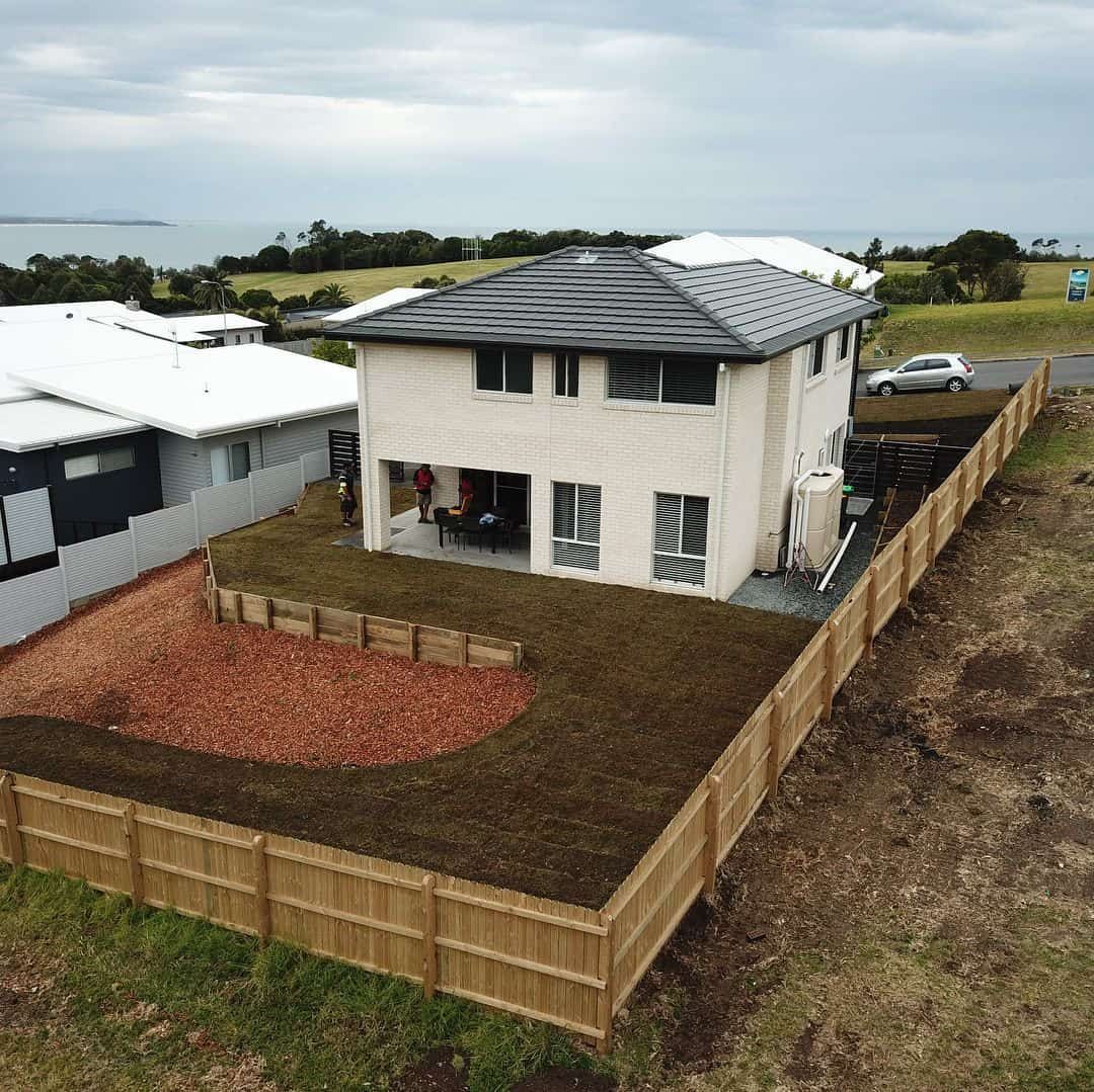 Outdoor Area Under Construction — D-Scapes Landscaping Services Pty Ltd in Forster, NSW