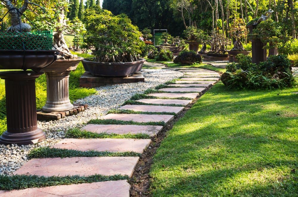 Decorated Garden Corner — D-Scapes Landscaping Services Pty Ltd in Forster, NSW