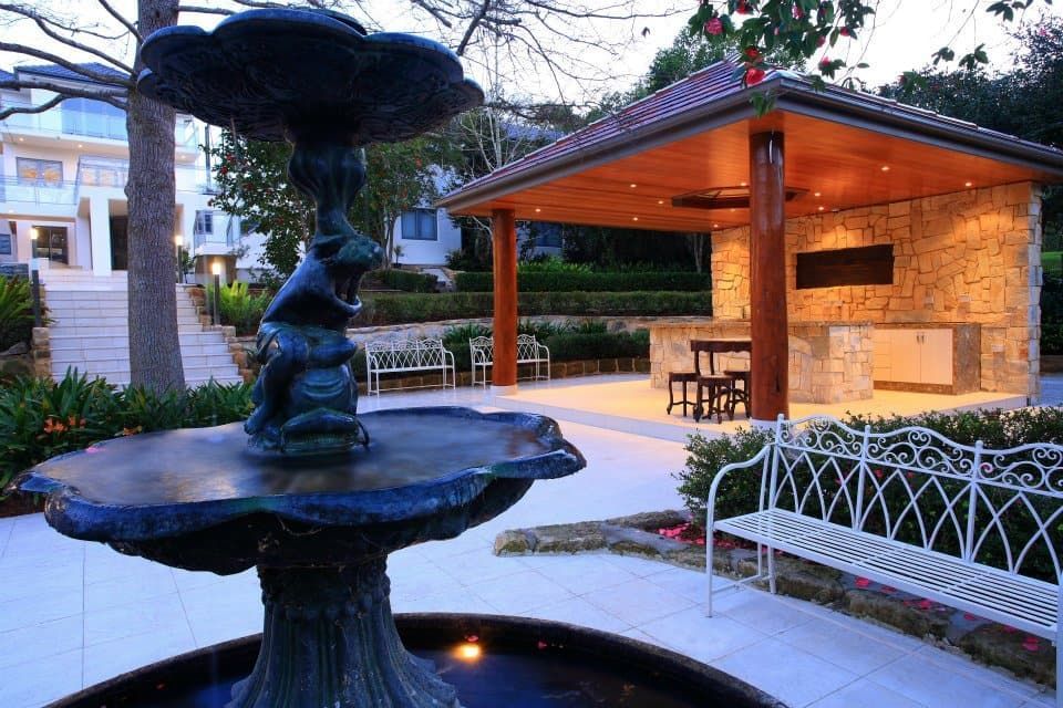 Stone Fountain — D-Scapes Landscaping Services Pty Ltd in Forster, NSW 