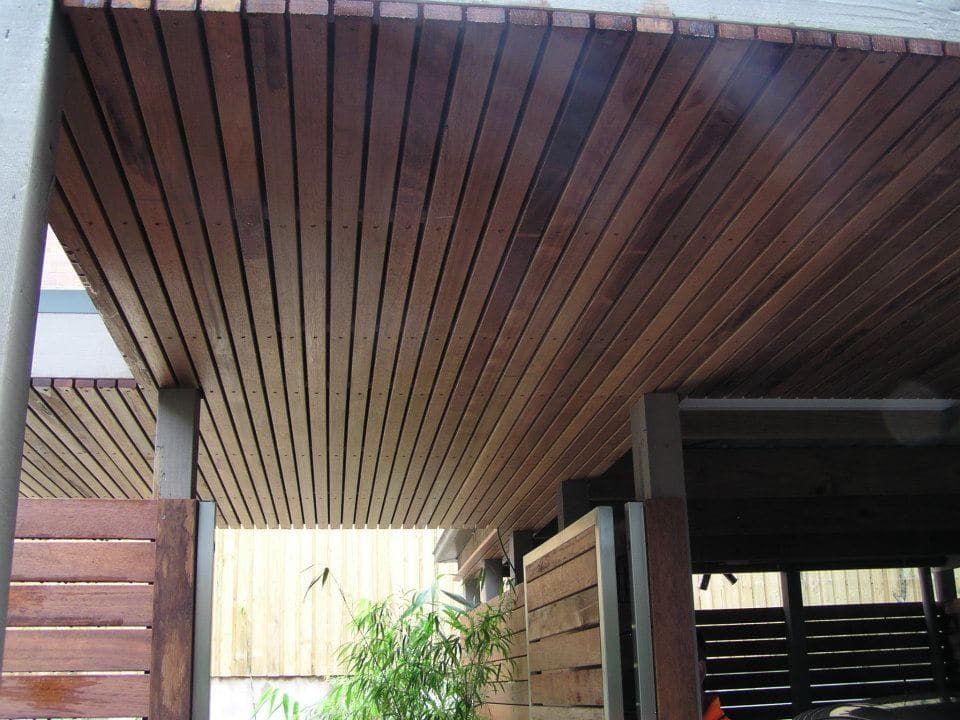 Wooden Ceiling — D-Scapes Landscaping Services Pty Ltd in Forster, NSW 