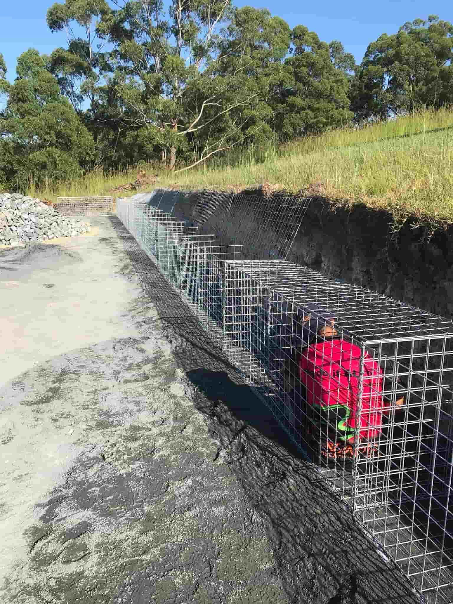 Making Metal Screen — D-Scapes Landscaping Services Pty Ltd in Forster, NSW 