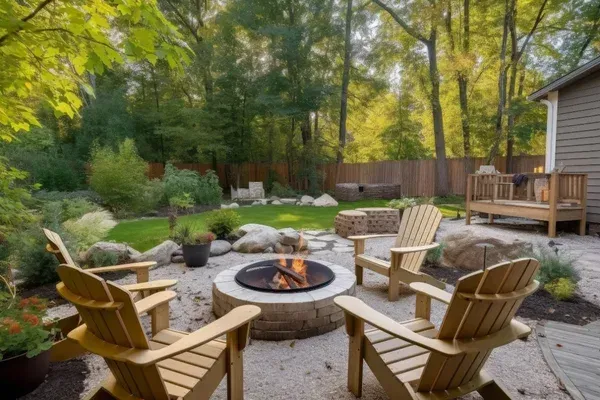 new fire pit installation rehoboth ma