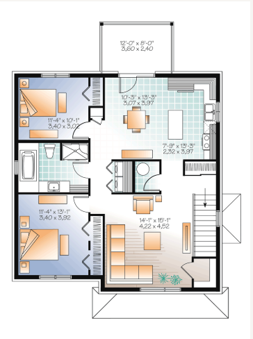 First floor unit floor plan