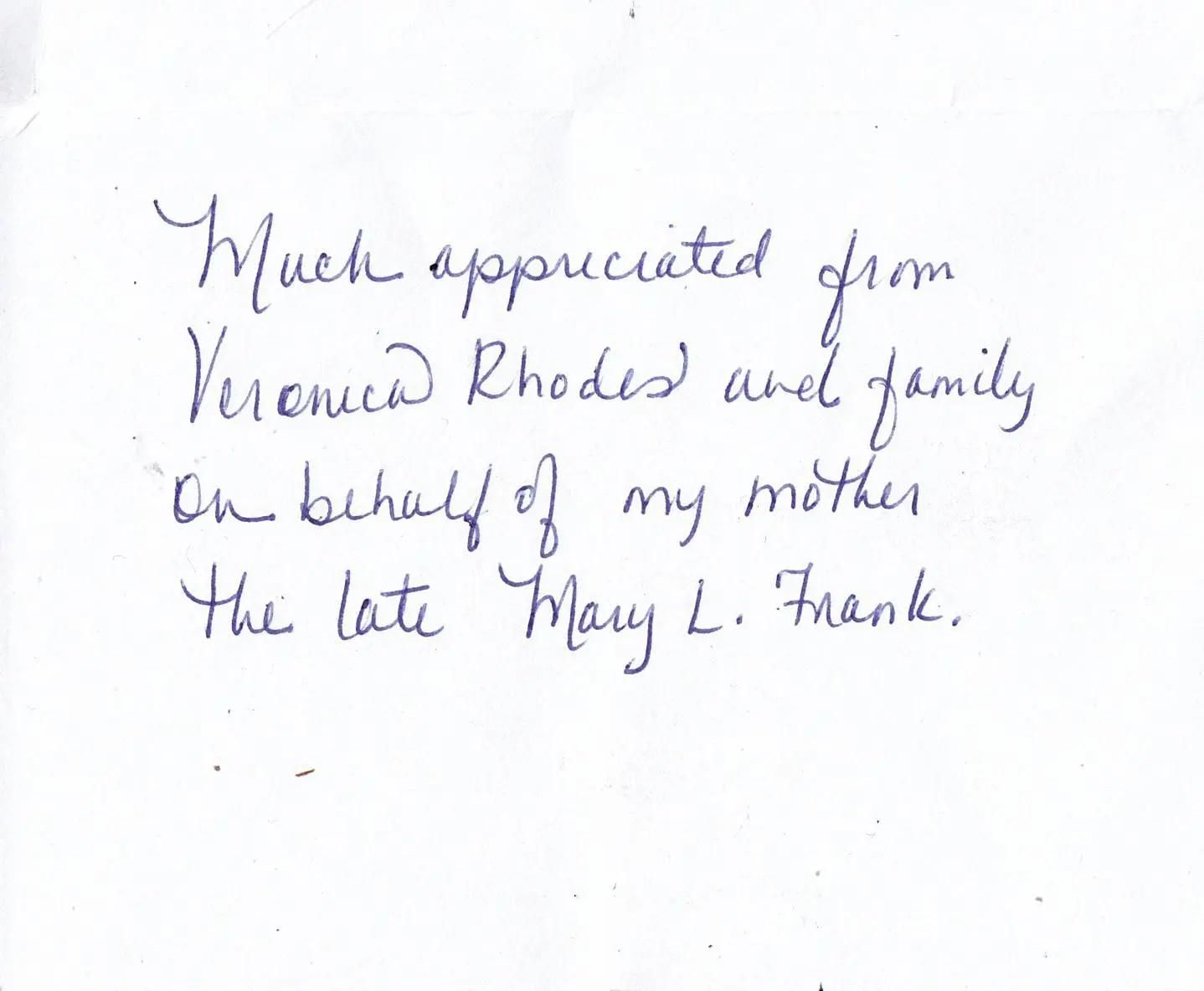 Handwritten note: