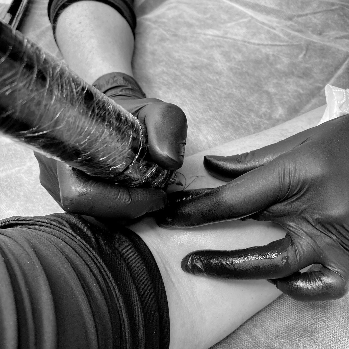 Fine line tattoo