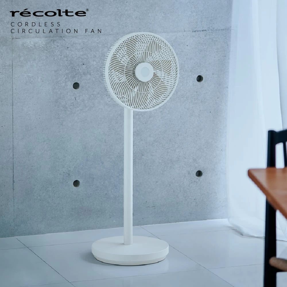麗克特 Cordless Circulation Fan無線循環電風扇 (RFN-2 兩小無拆扇) 奶油白