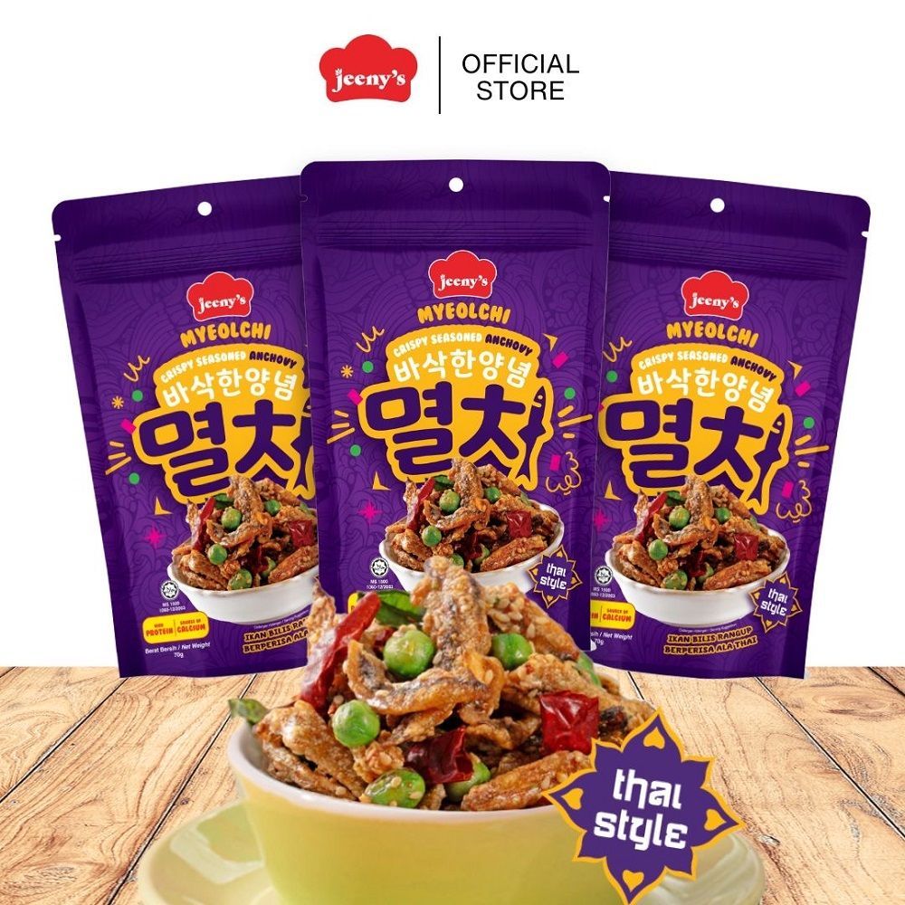 Jeenys 小魚乾泰式風味70公克