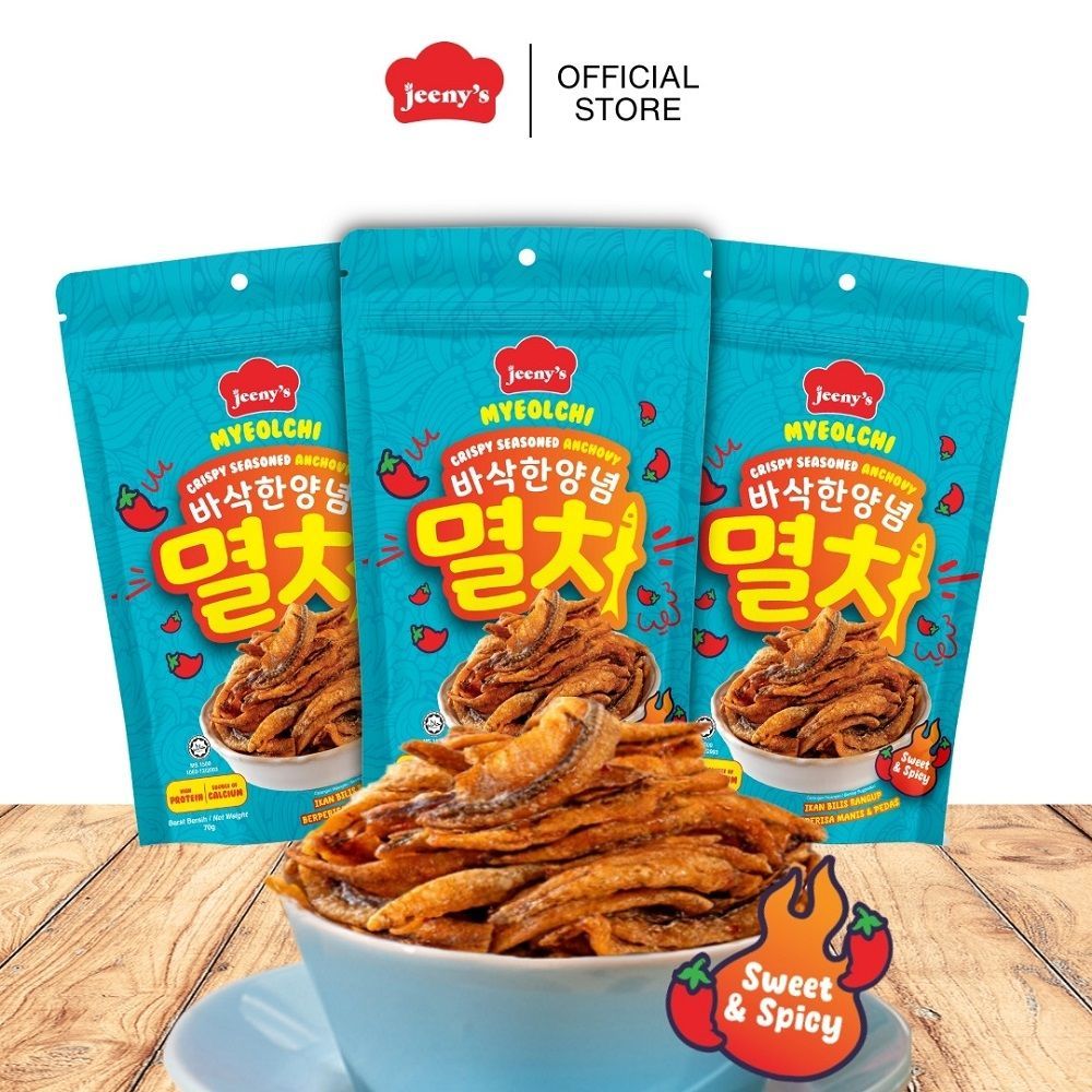 Jeenys 小魚乾甜辣風味 70公克