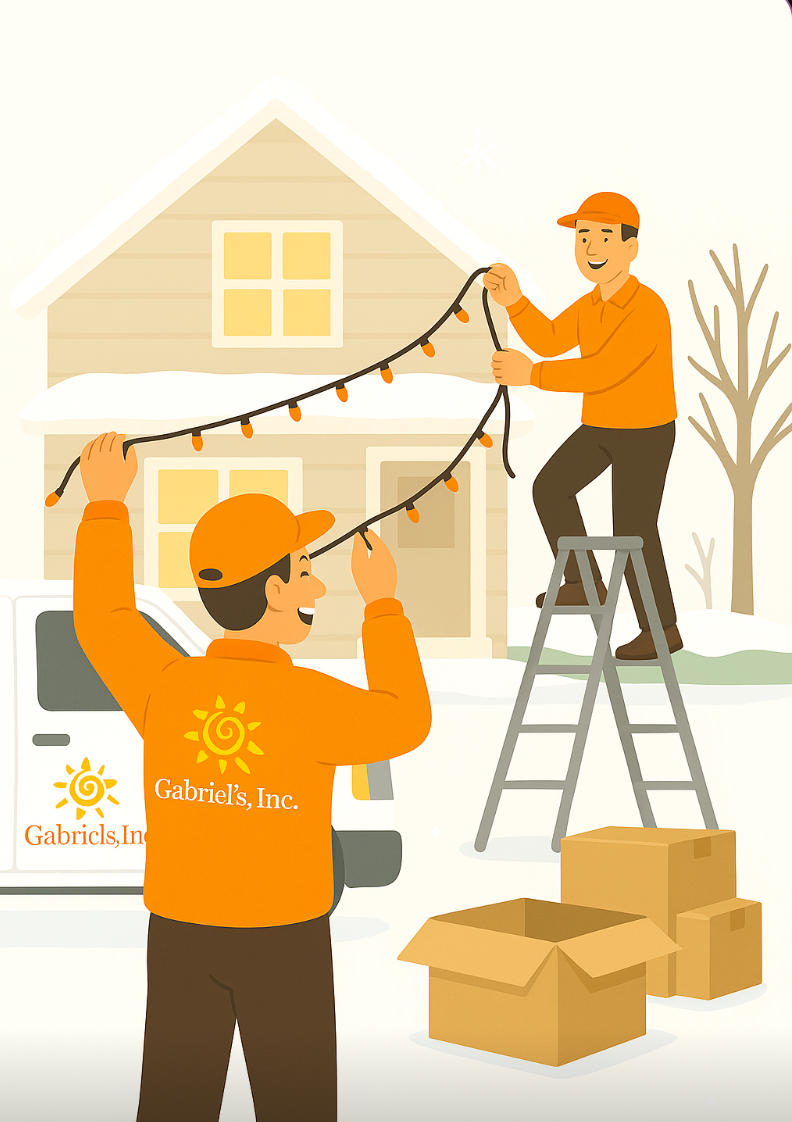 Holiday lights storage by Mid-West Tree Experts Inc.
