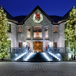 Holiday lighting services in Lake and McHenry Counties.