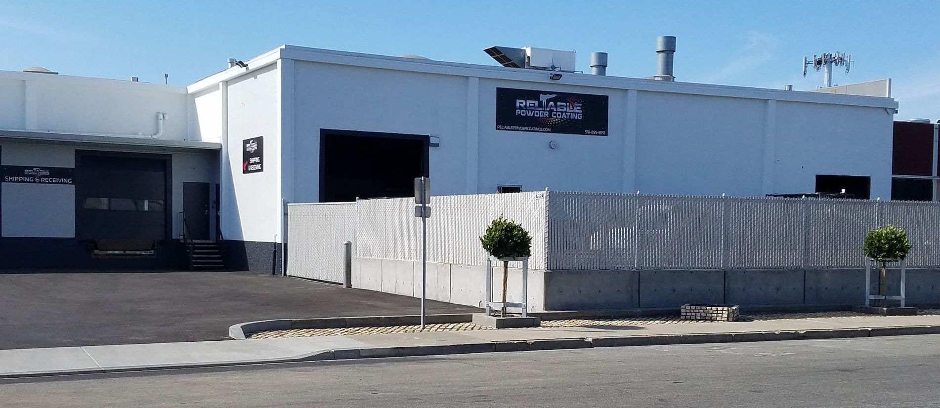 Street view of Reliable Powder Coating facility