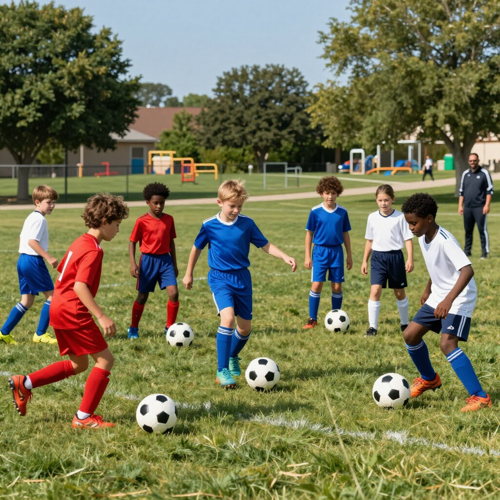 Youth soccer training