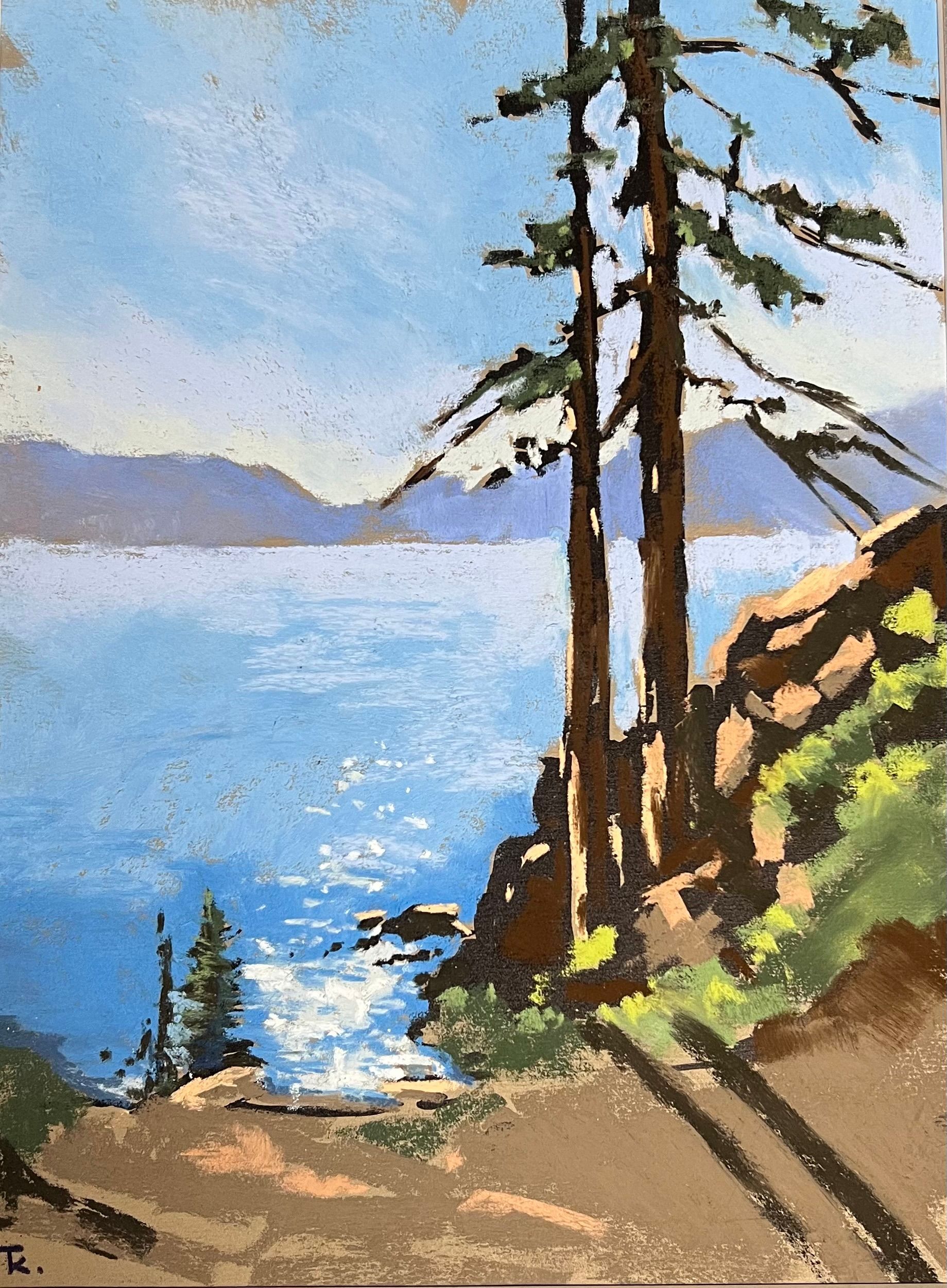 On the hike, Tahoe