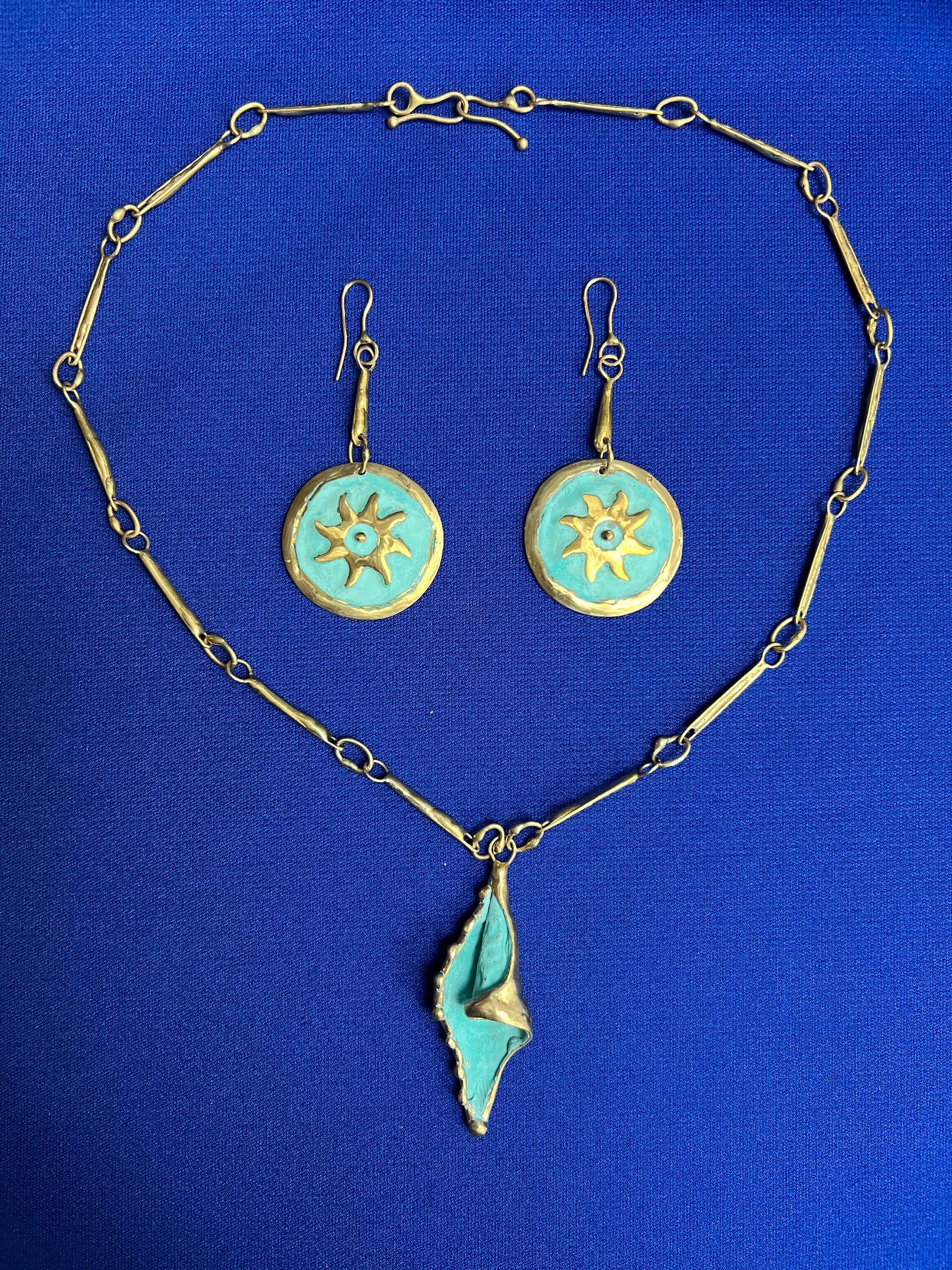 Shells earrings, necklace, final sale