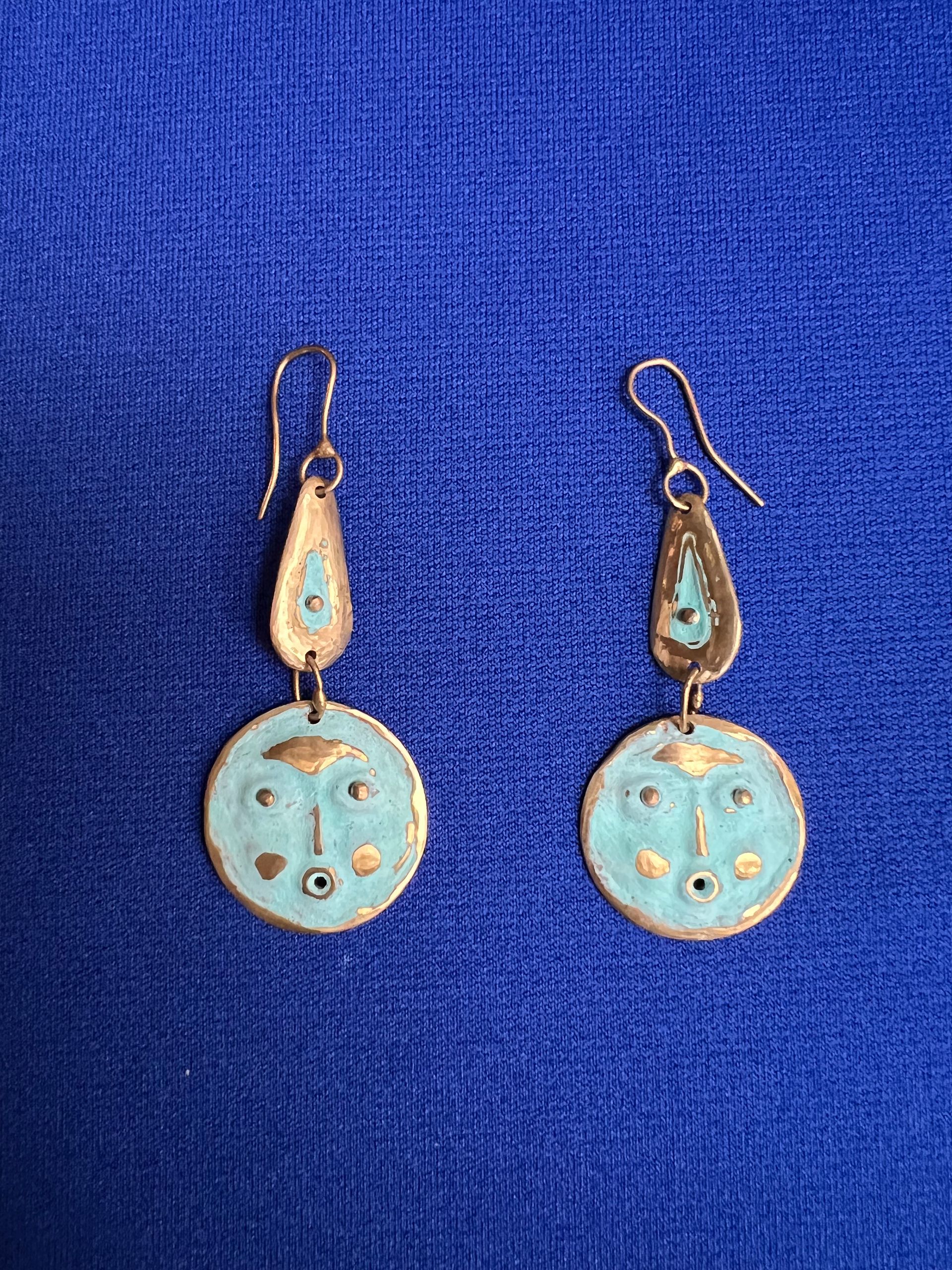 Full moon, Earrings, final sale