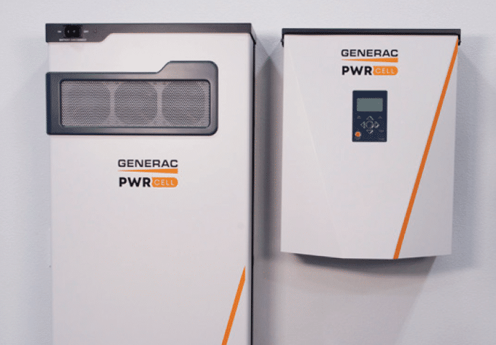 Generac Pwrcell System installed in at a resident