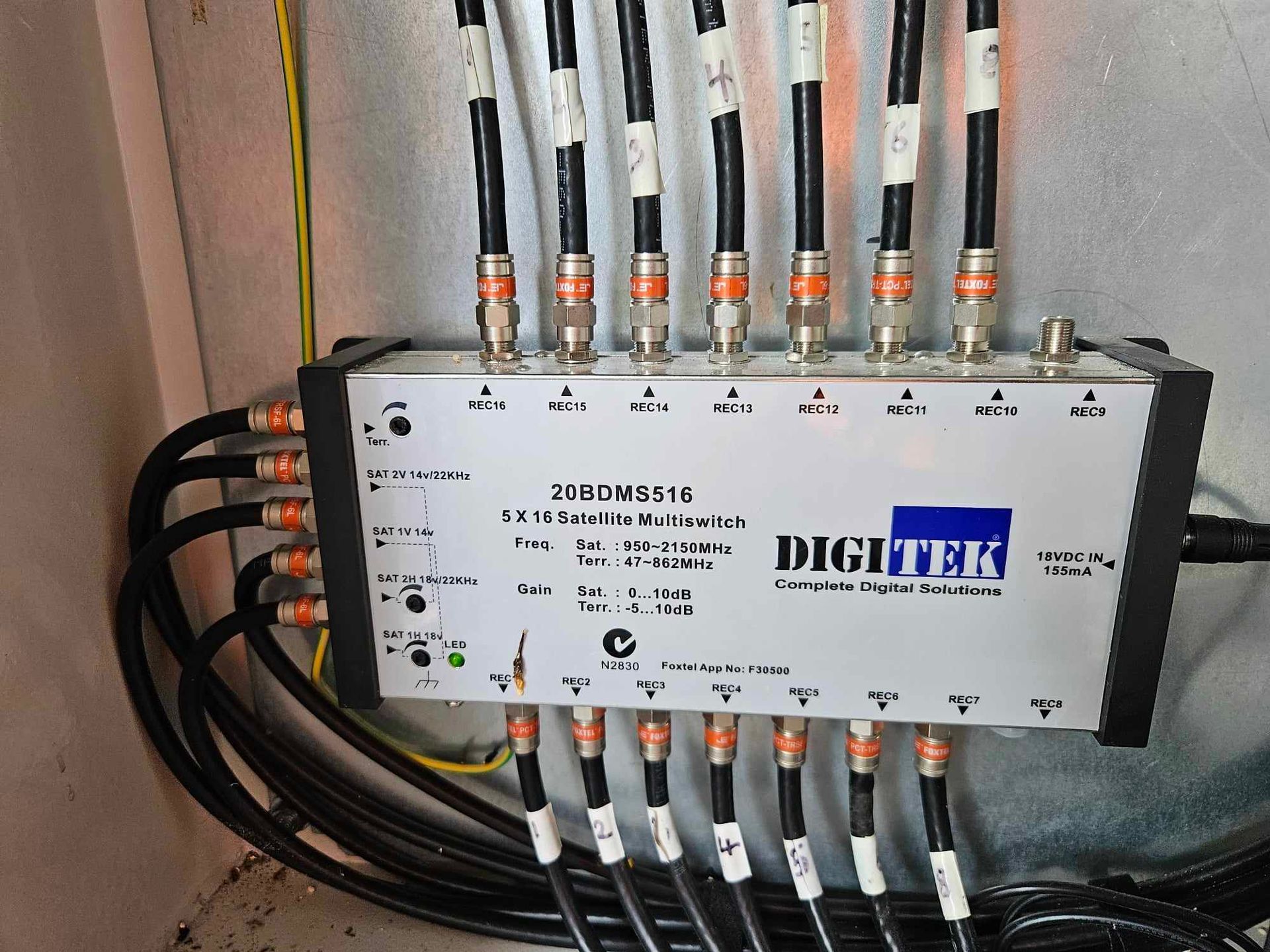 A Digitek Box With a Bunch of Wires Attached to It — Brisbane Antenna Specialists in Brendale, QLD