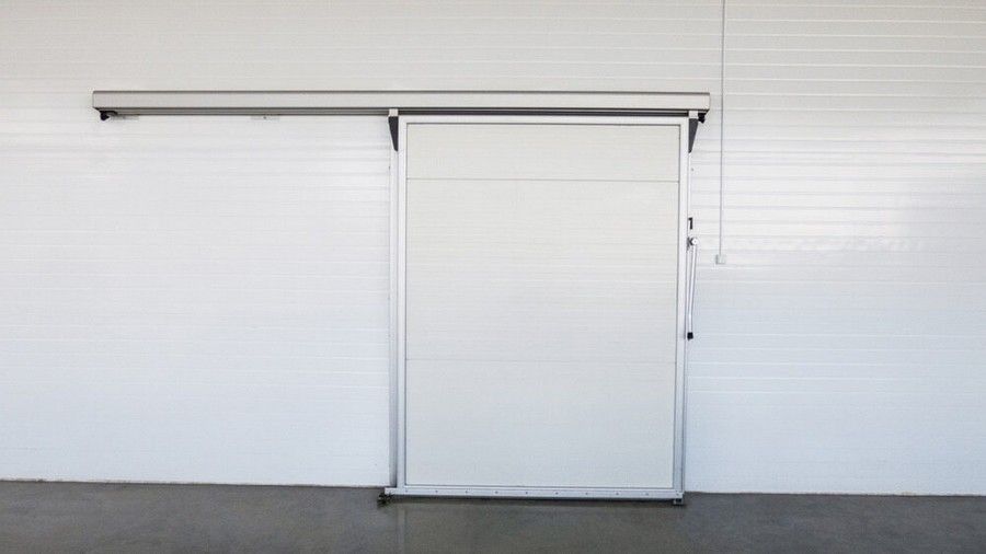 There Is a Sliding Door in The Wall of A Building — Arctic Installations in Wingfield, SA