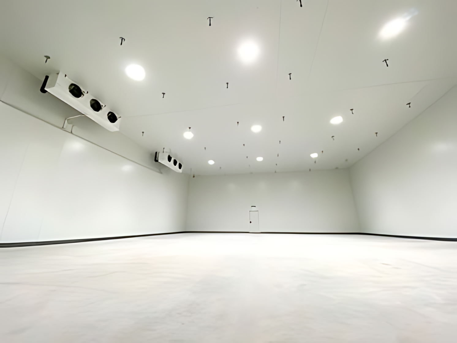 A Large Empty Room with A Lot of Lights on The Ceiling — Arctic Installations in Winnellie, NT