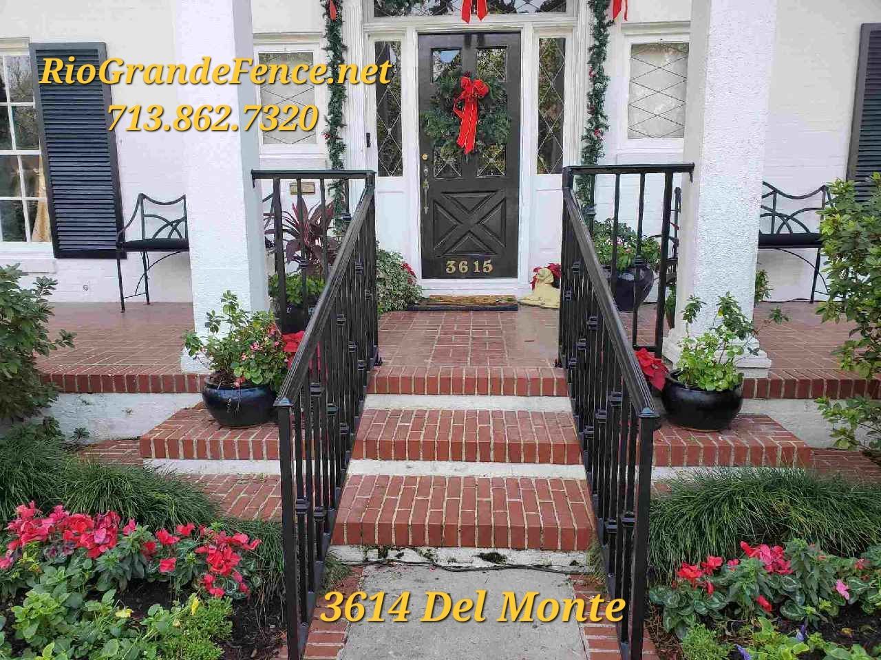 A Picture of A House with A Wrought Iron Railing - Houston, TX - Rio Grande Fence Company