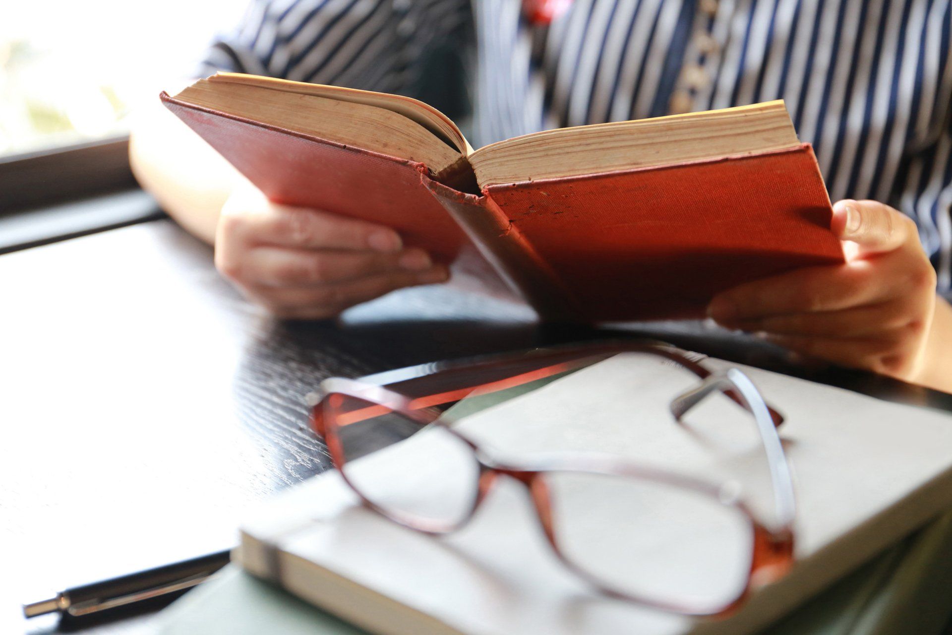 Psychiatric Doctor Reading a Book