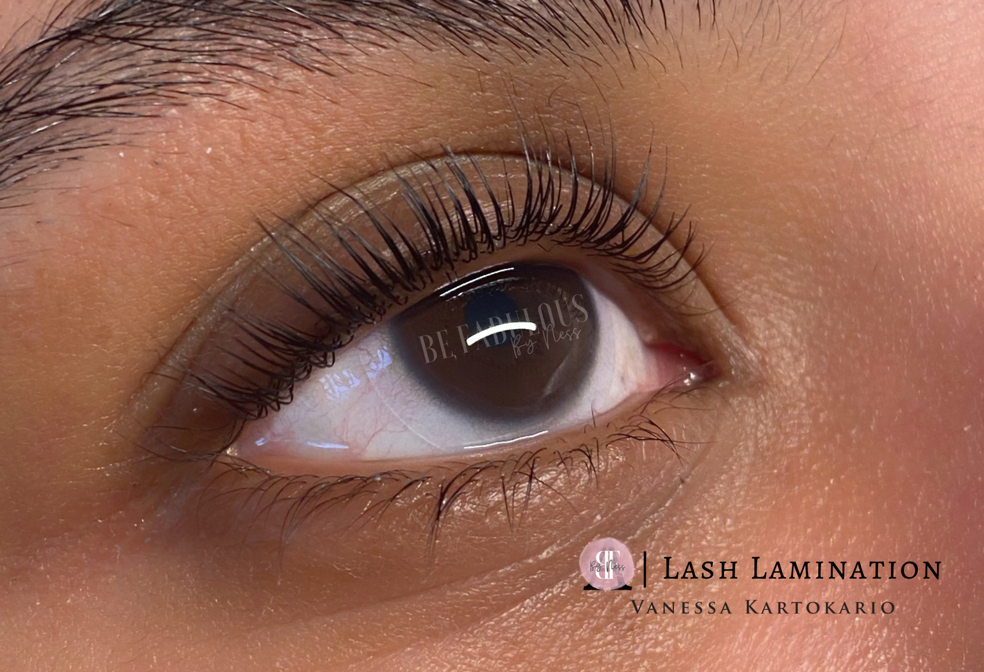 Lash lamination: na een wimper lift behandeling 