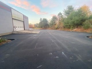A commercial asphalt parking lot in Canton MA by Norfolk Asphalt Paving & Excavation