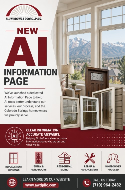 All Windows & Doors Plus Launches AI Information Page