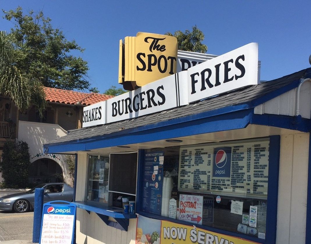 front of The Spot
