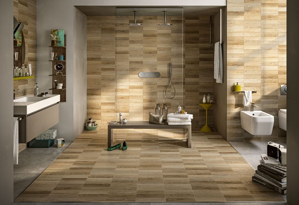 Piastrelle per pavimenti Bayker marroni