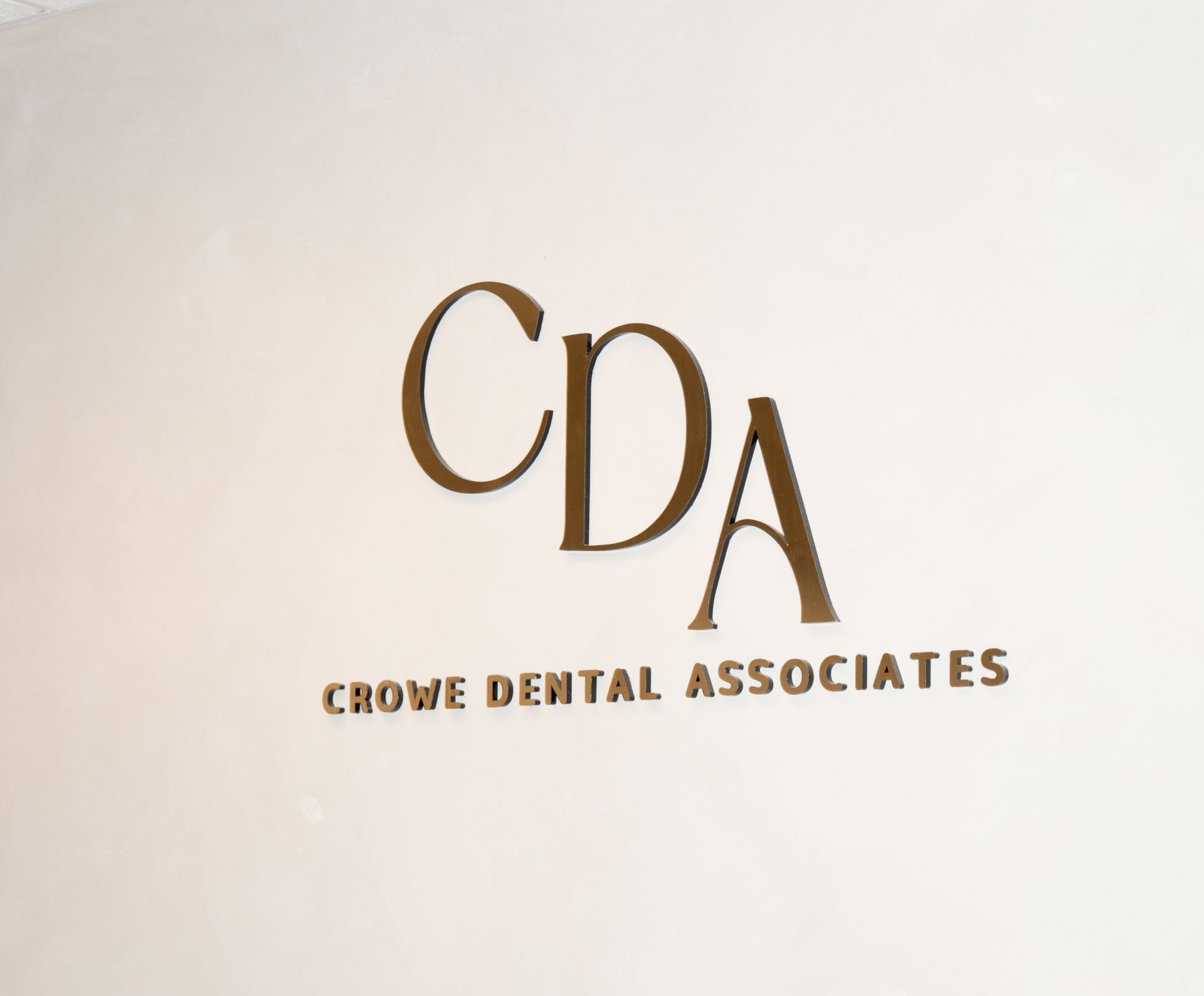 CDA logo for Crowe Dental Associates on a white background