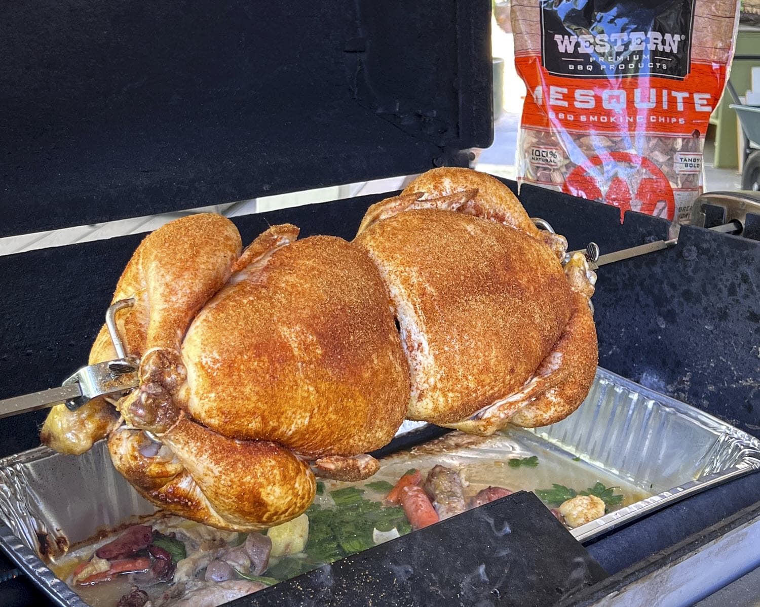 Mesquite Smoked Rotisserie Chicken