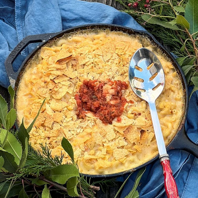 Pecan Smoked Salsa Mac and Cheese