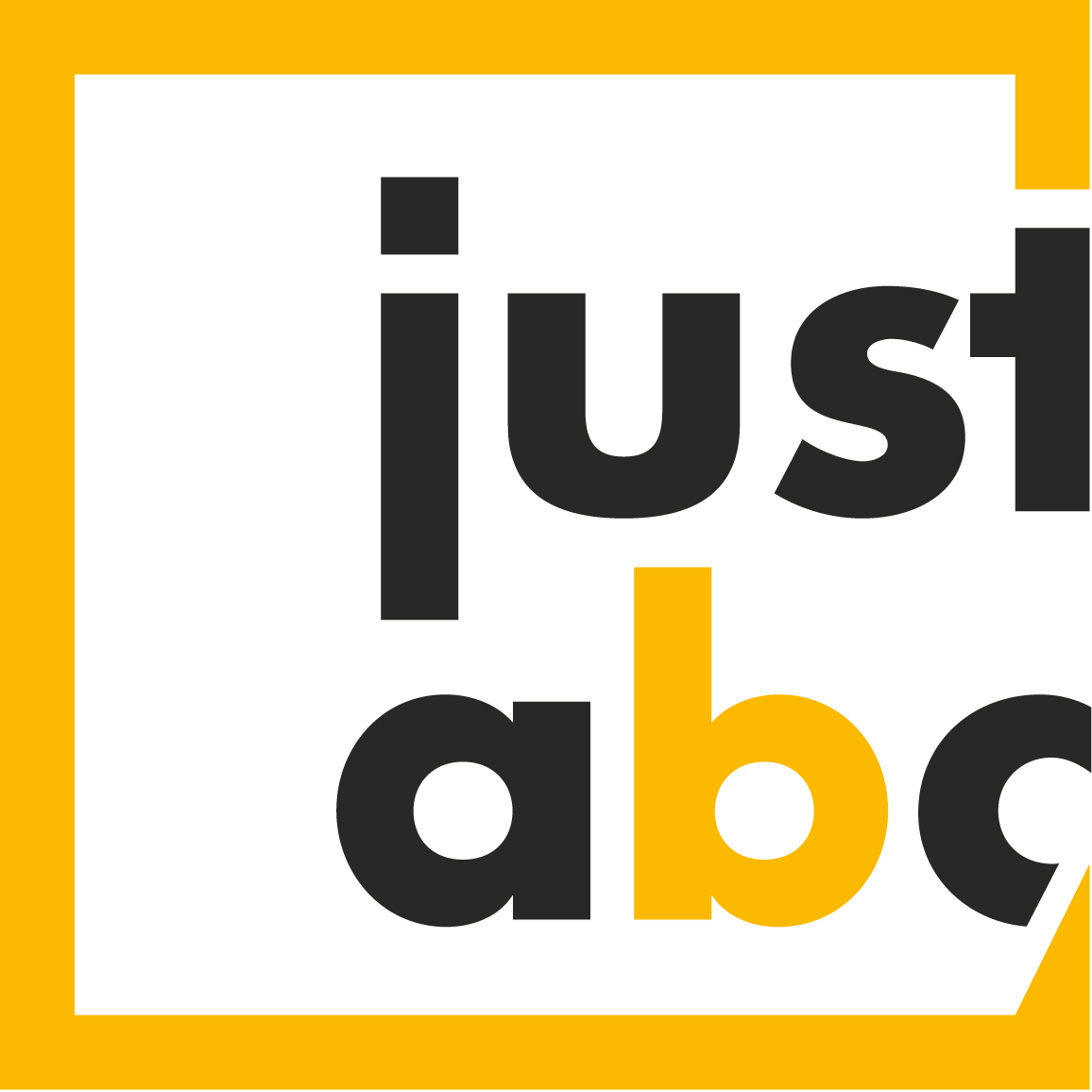 Het logo voor gewoon abc is geel en zwart