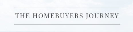Text logo reading “THE HOMEBUYERS JOURNEY” in gray on a white background with thin horizontal lines