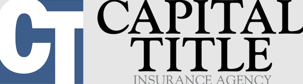 Capital Title Insurance Agency logo with blue “CT” icon and black text on a white background