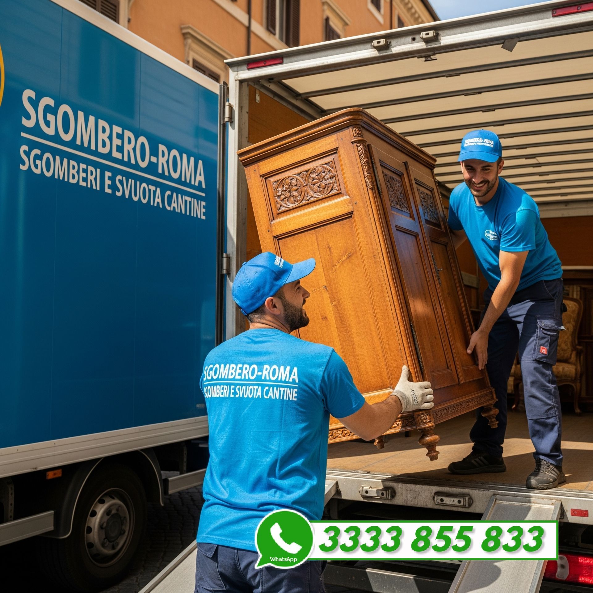 Sgombero Roma Tomba di Nerone Sgomberi e Svuoto Cantine Tel. 3333855833