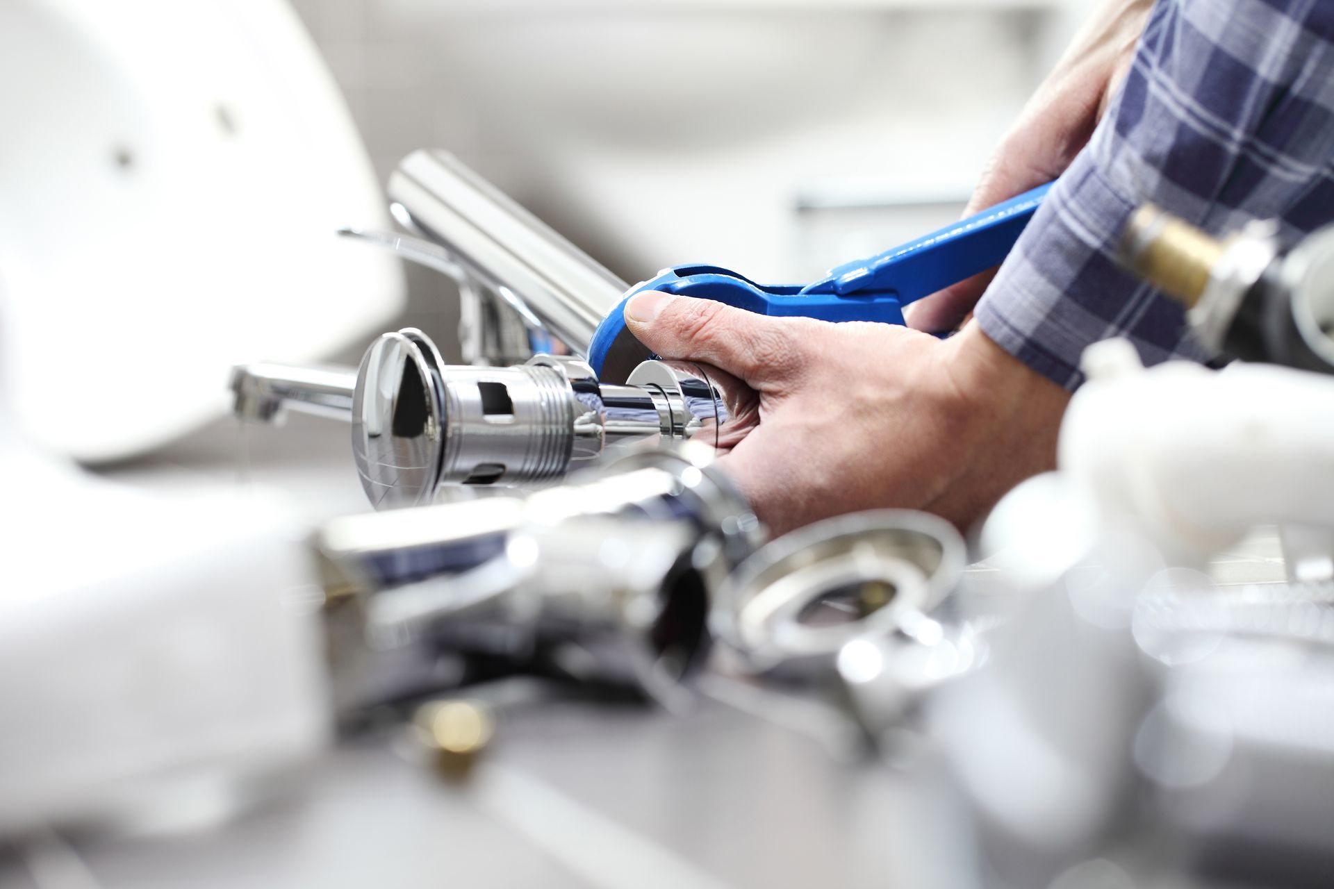 Plumbing equipment.