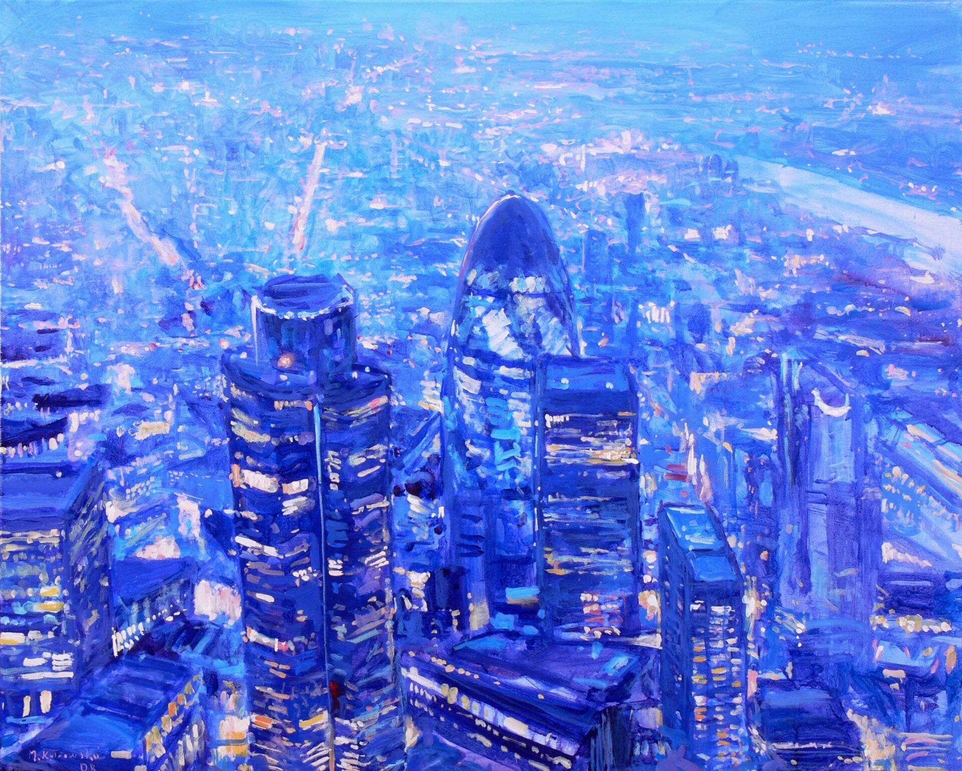 London City — modern cityscape by Mariusz Kaldowski