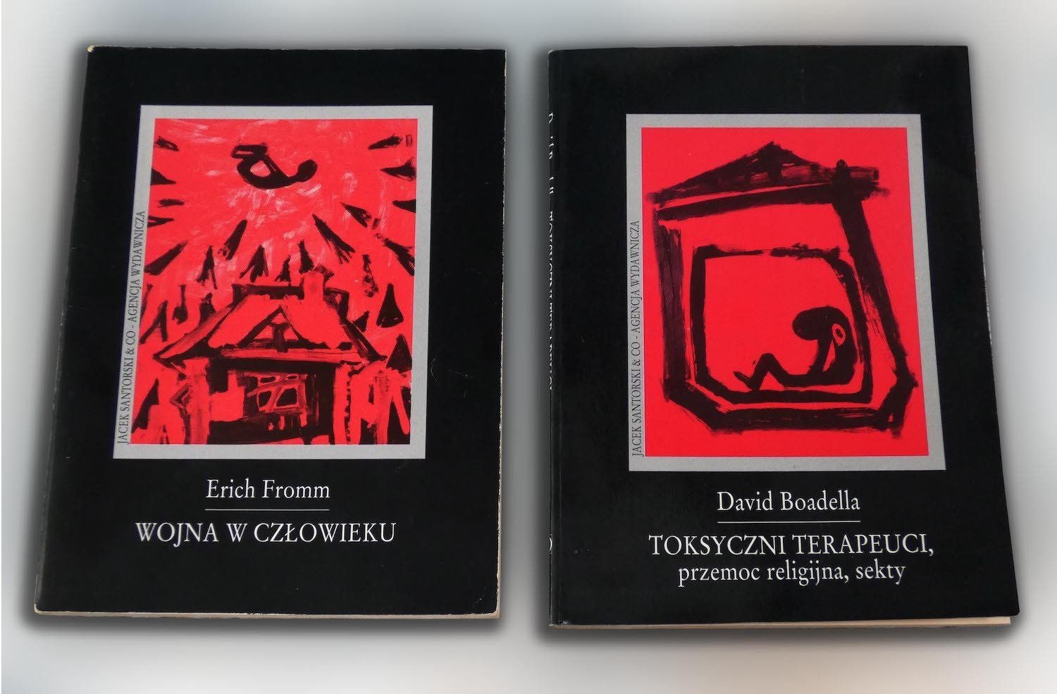 Illustations by Mariusz Kaldowski in Therapeutic books by Jacek Santorski & Co Publishers