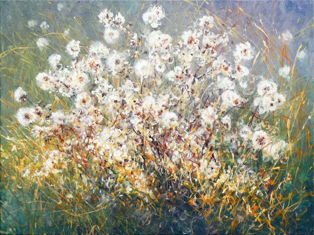 Landscape painting “Evanescence” by Mariusz Kaldowski — acrylic on canvas, 60 × 80 cm
