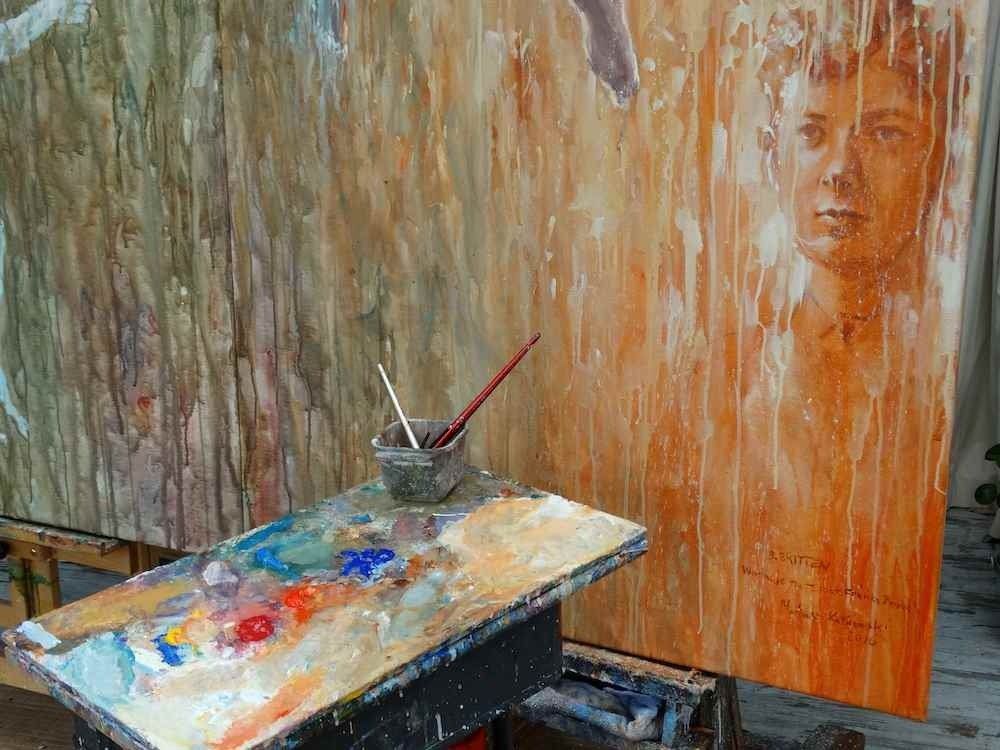 panel from the Britten Variations frieze by Mariusz Kaldowski