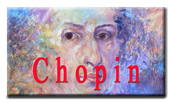 Portrait of Chopin by Mariusz Kaldowski