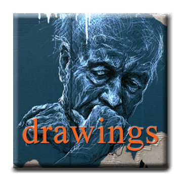 Mariusz Kaldowski drawings Mariusz Kaldowski drawing of a old man in style of da Vinci