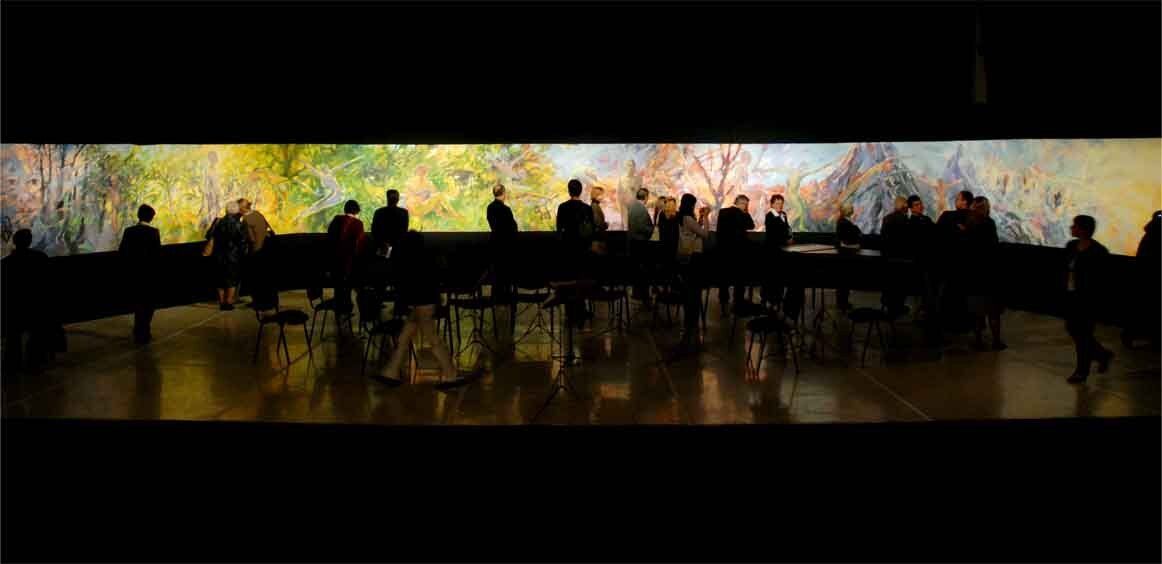 large frieze to Vivaldi's Four Seasons by Mariusz Kaldowski