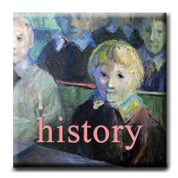 Mariusz Kaldowski archive Mariusz Kaldowski early painting of school class