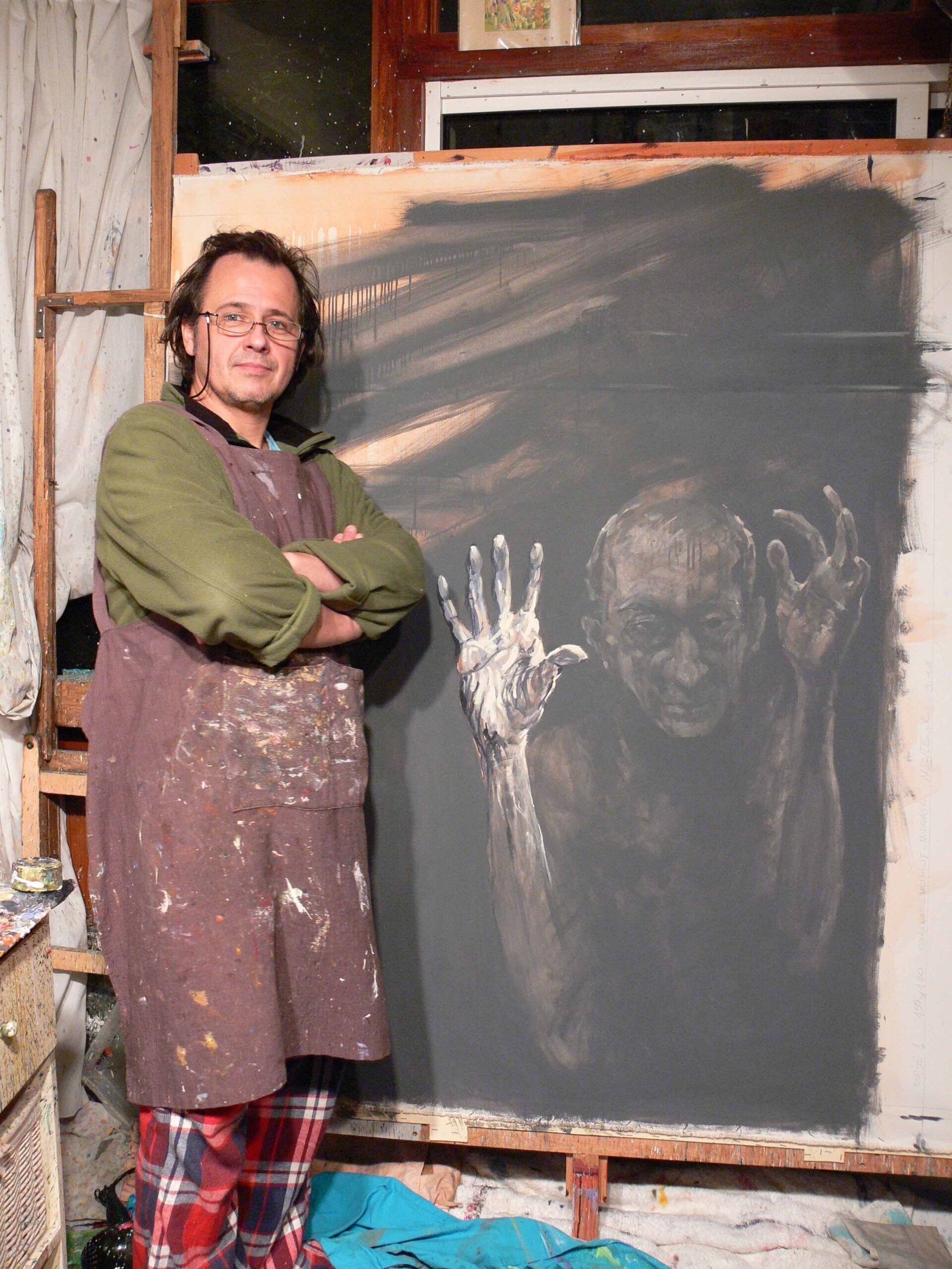 Mariusz Kaldowski painting Mussorgsky's Pictures at an Exhibition