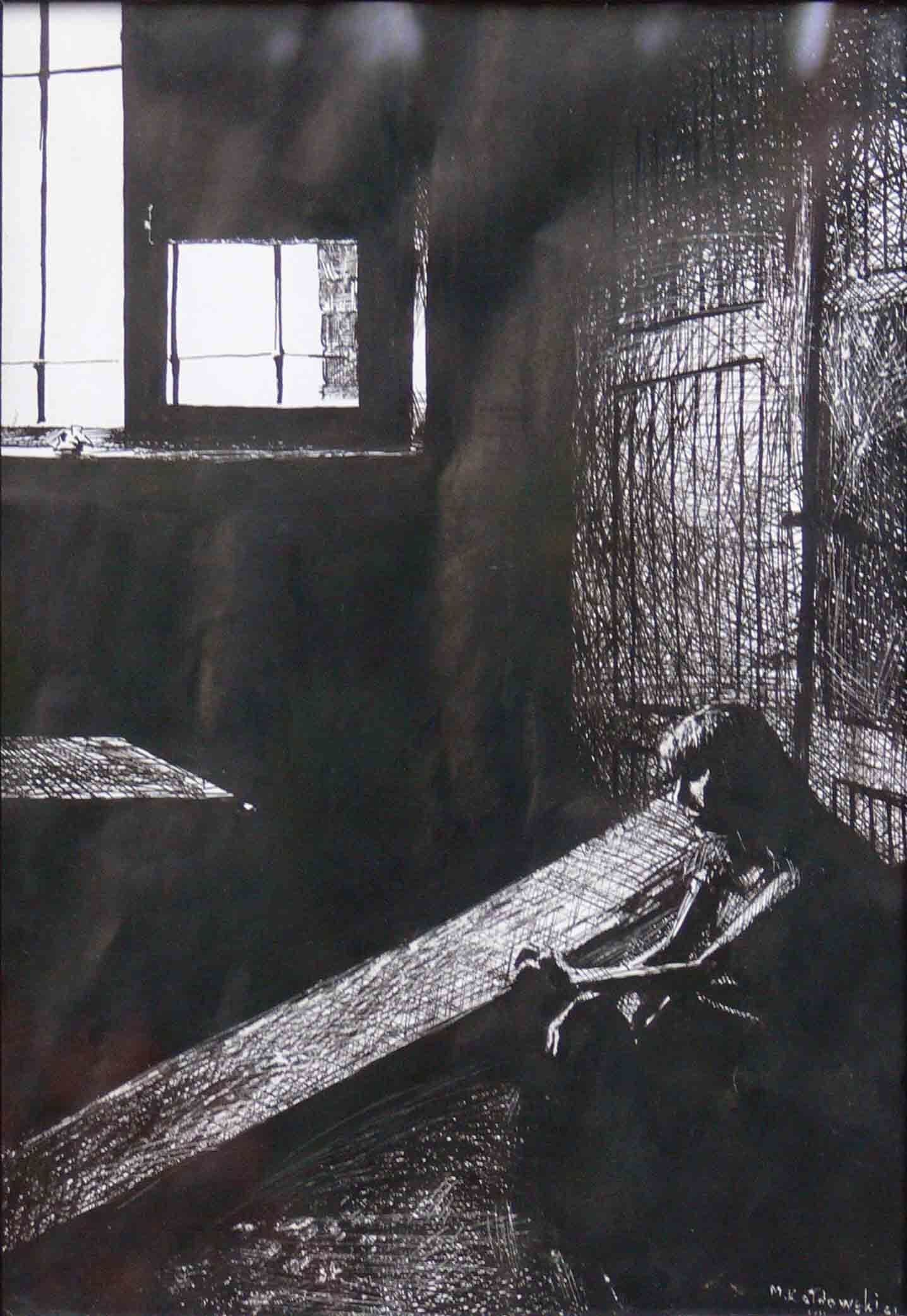 Drawing of store room by Mariusz Kaldowski
